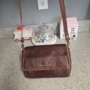 Portland Leather Brown Crossbody Bag
